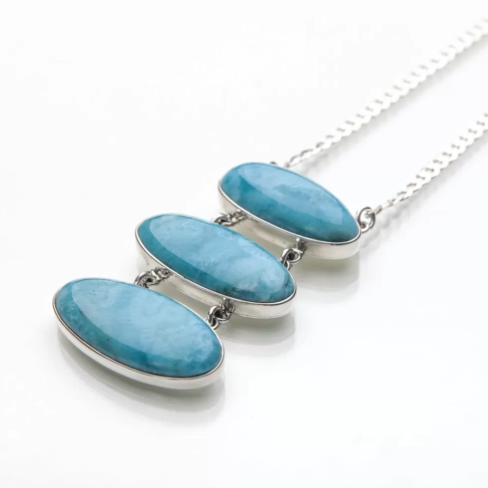 Larimar Necklace Gretta