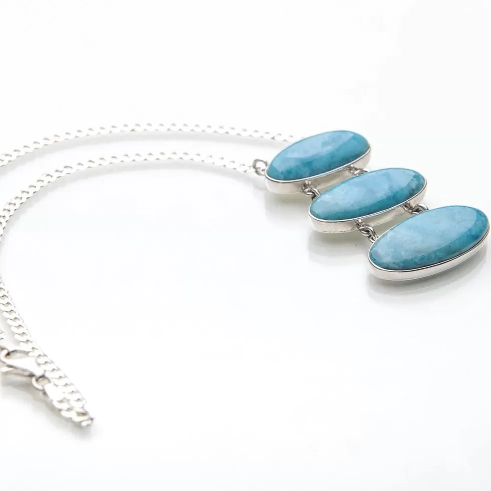 Larimar Necklace Gretta