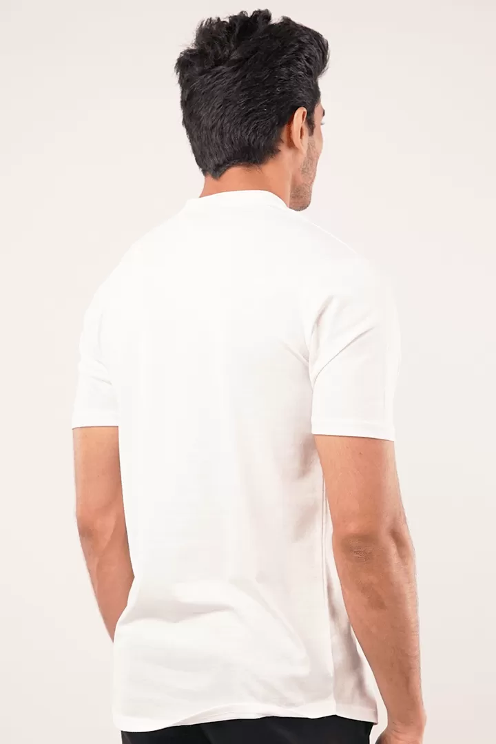 Larva Short Sleeve Henley T-Shirt