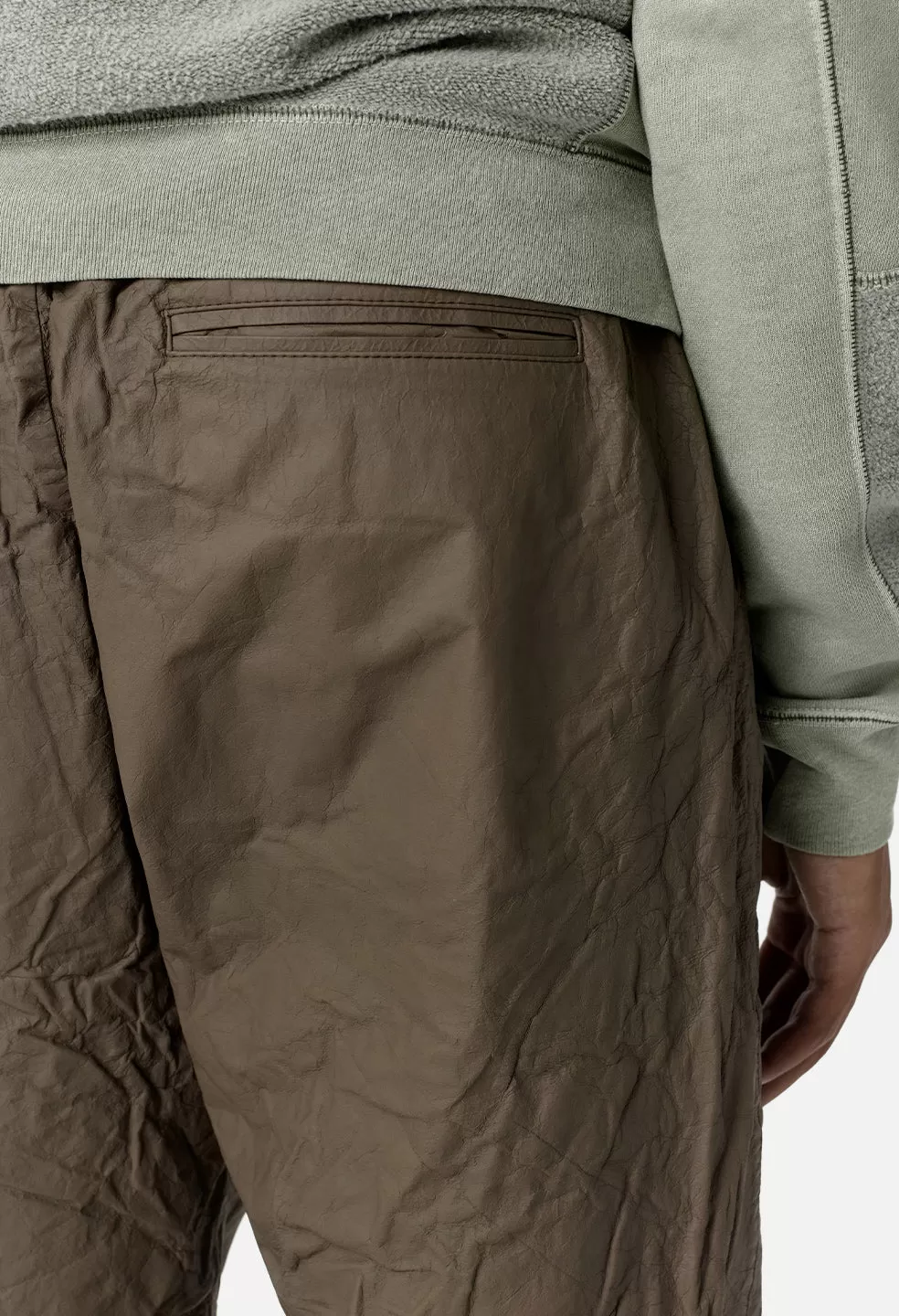 Leather Himalayan Pants / Taupe