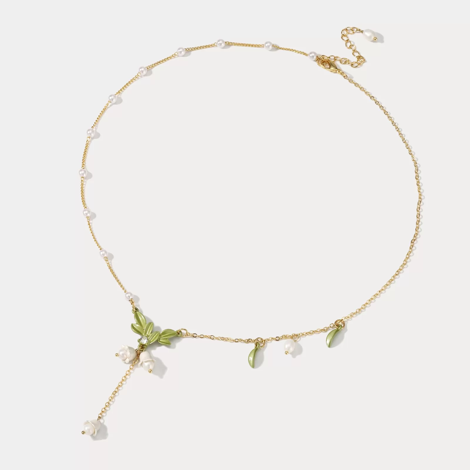 Lily Of The Valley Diamond Necklace