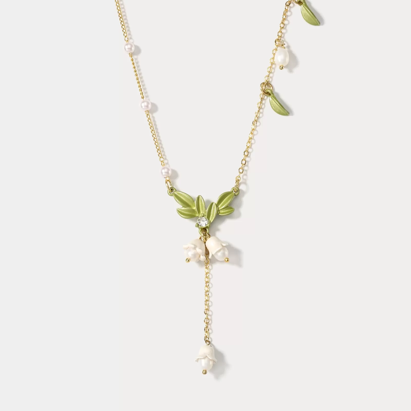 Lily Of The Valley Diamond Necklace