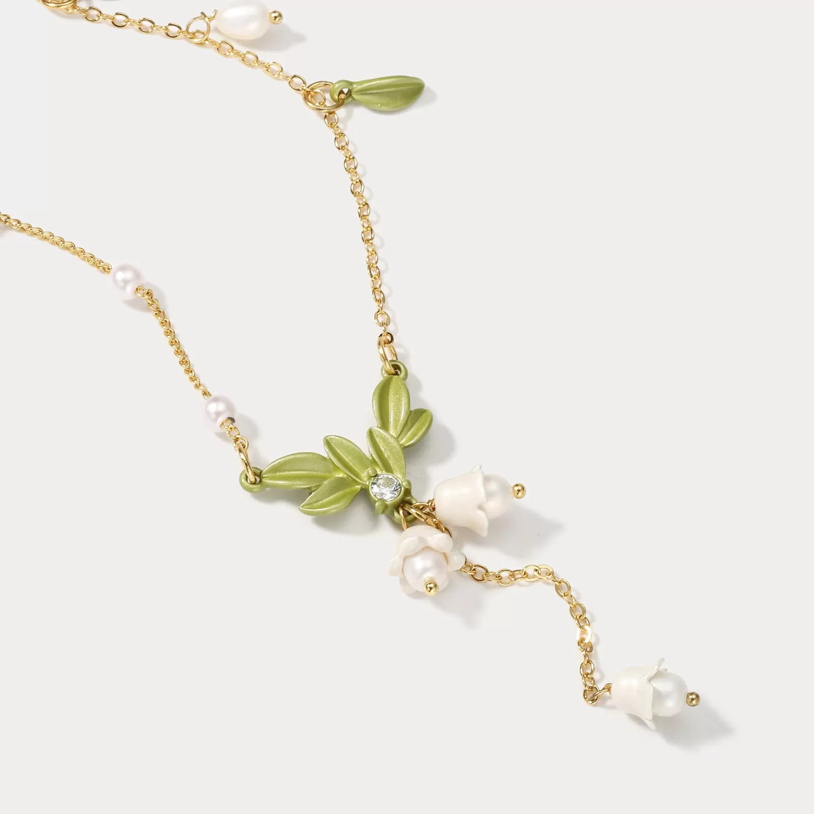 Lily Of The Valley Diamond Necklace