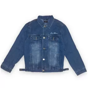 Live Above EYDSBL denim jacket- Blue Jean