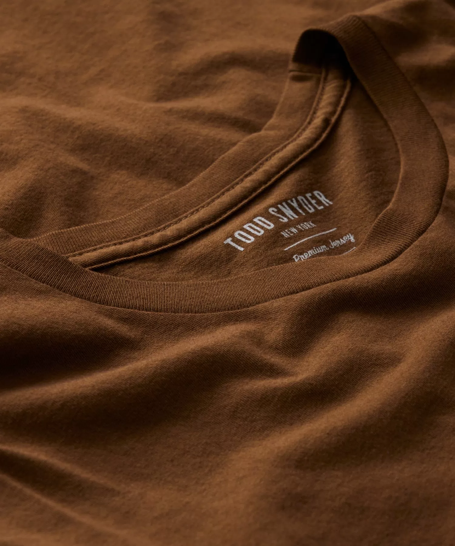 Made in L.A. Premium Jersey T-Shirt in Glazed Pecan