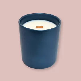 Marine Dew & Wild Lavender 12oz | Wooden Wick Soy Candle