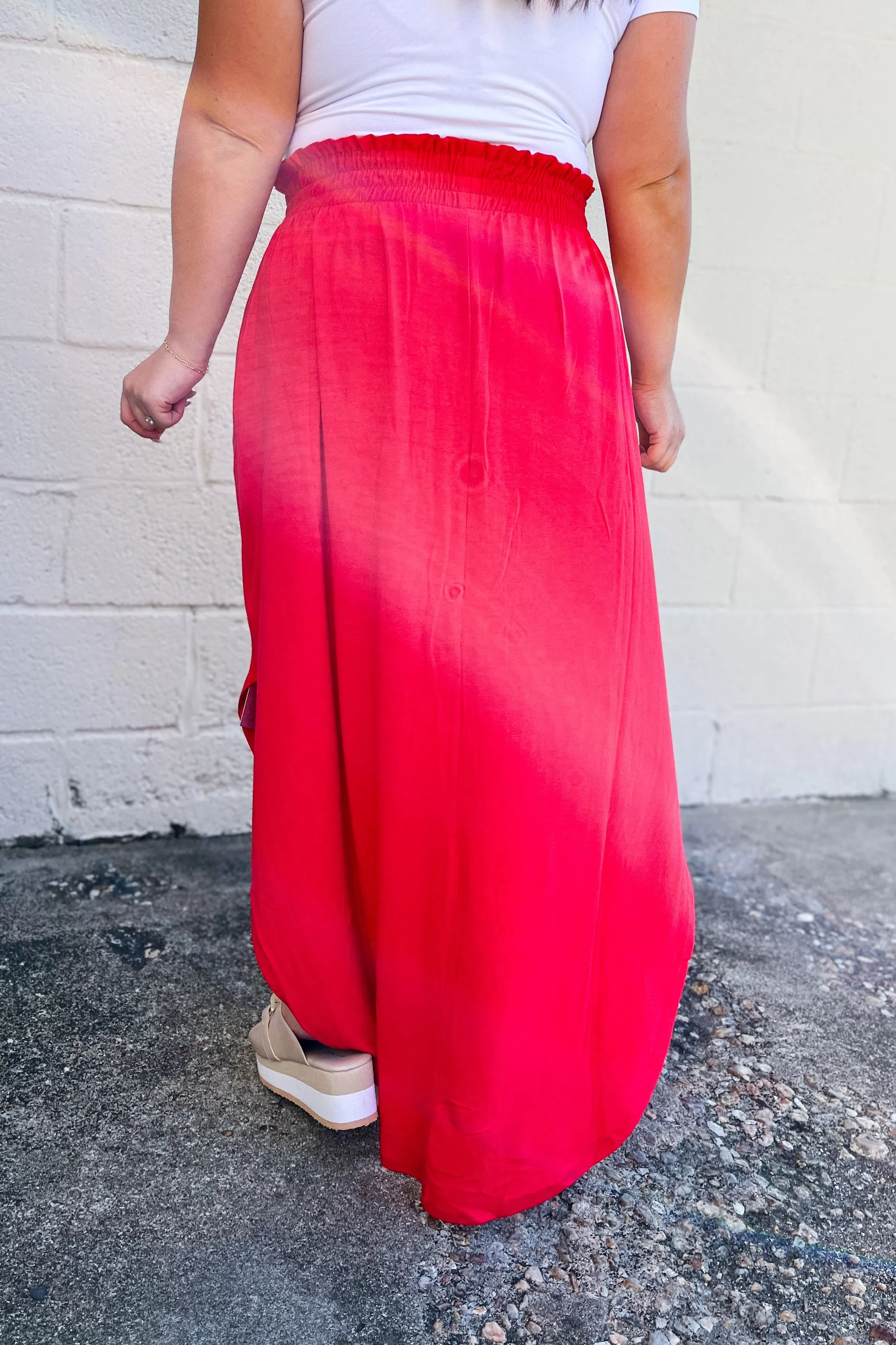 Melanie Maxi Skirt, Ruby