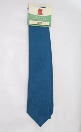 Mens House of Edgar Woollen Tie - Ancient Blue