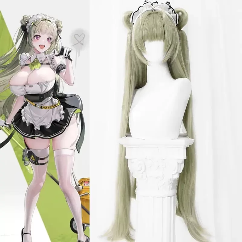 Nikke Goddess of Victory SODA Light Green Pastel Twintails Cosplay Wig ON803