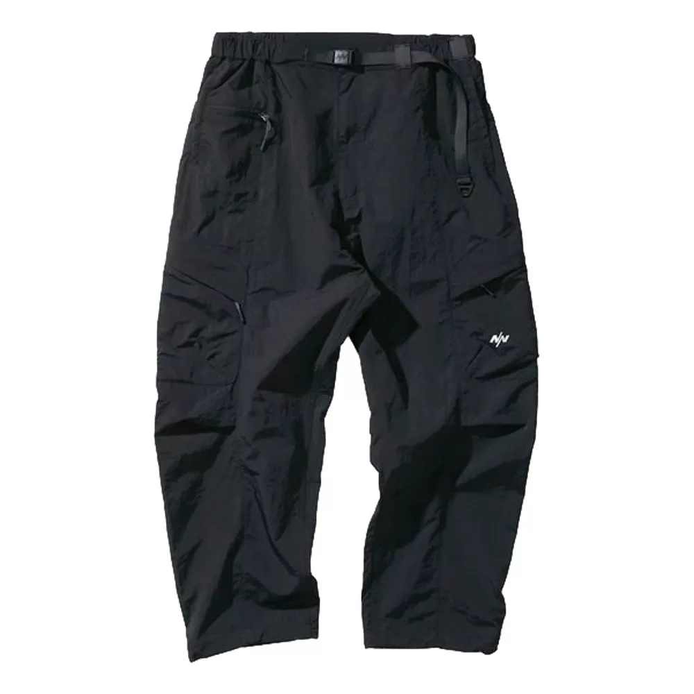 NINE POINT NINE ELEMENT POCKET PANTS-BLACK