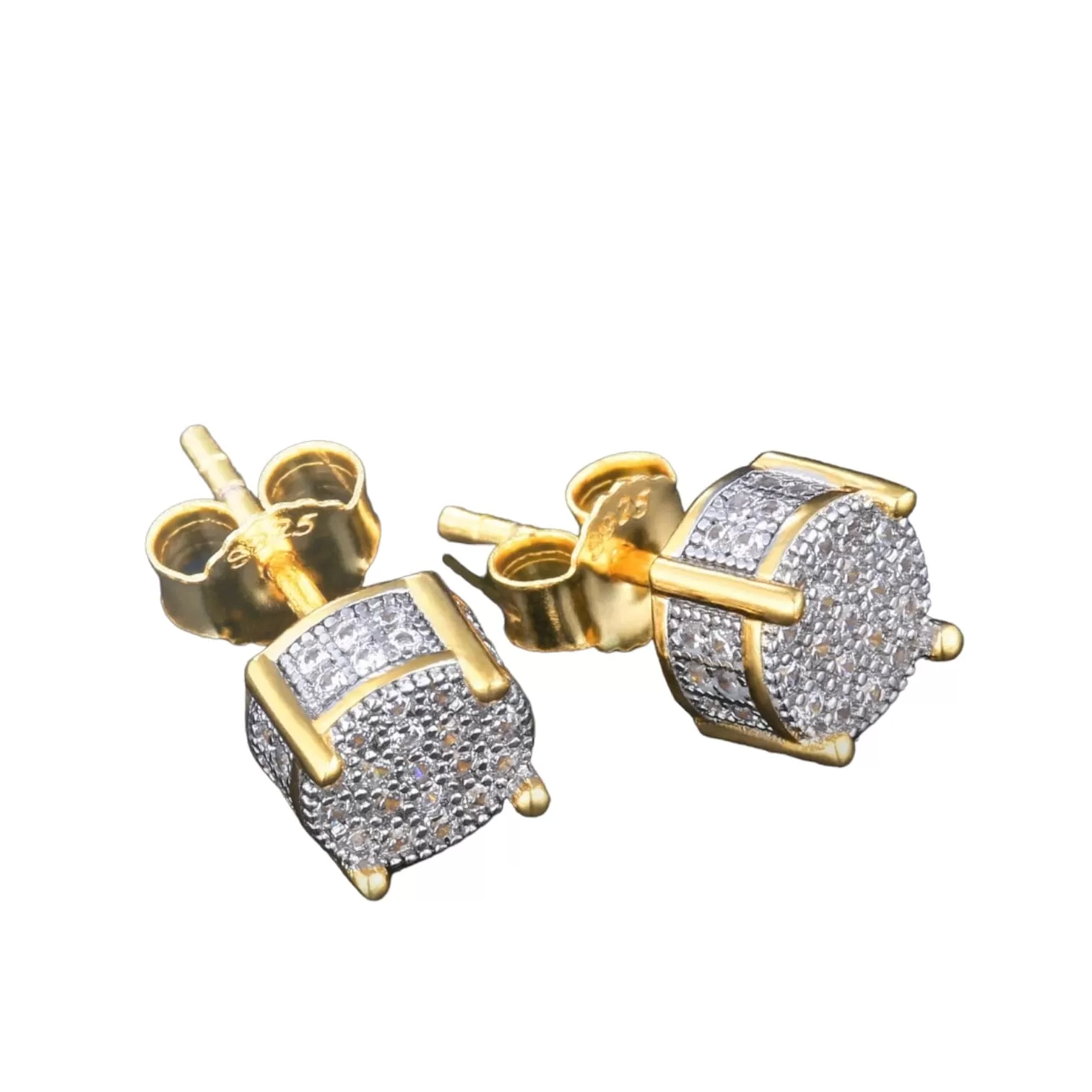 Palazzo Stud Diamond Unisex Earrings