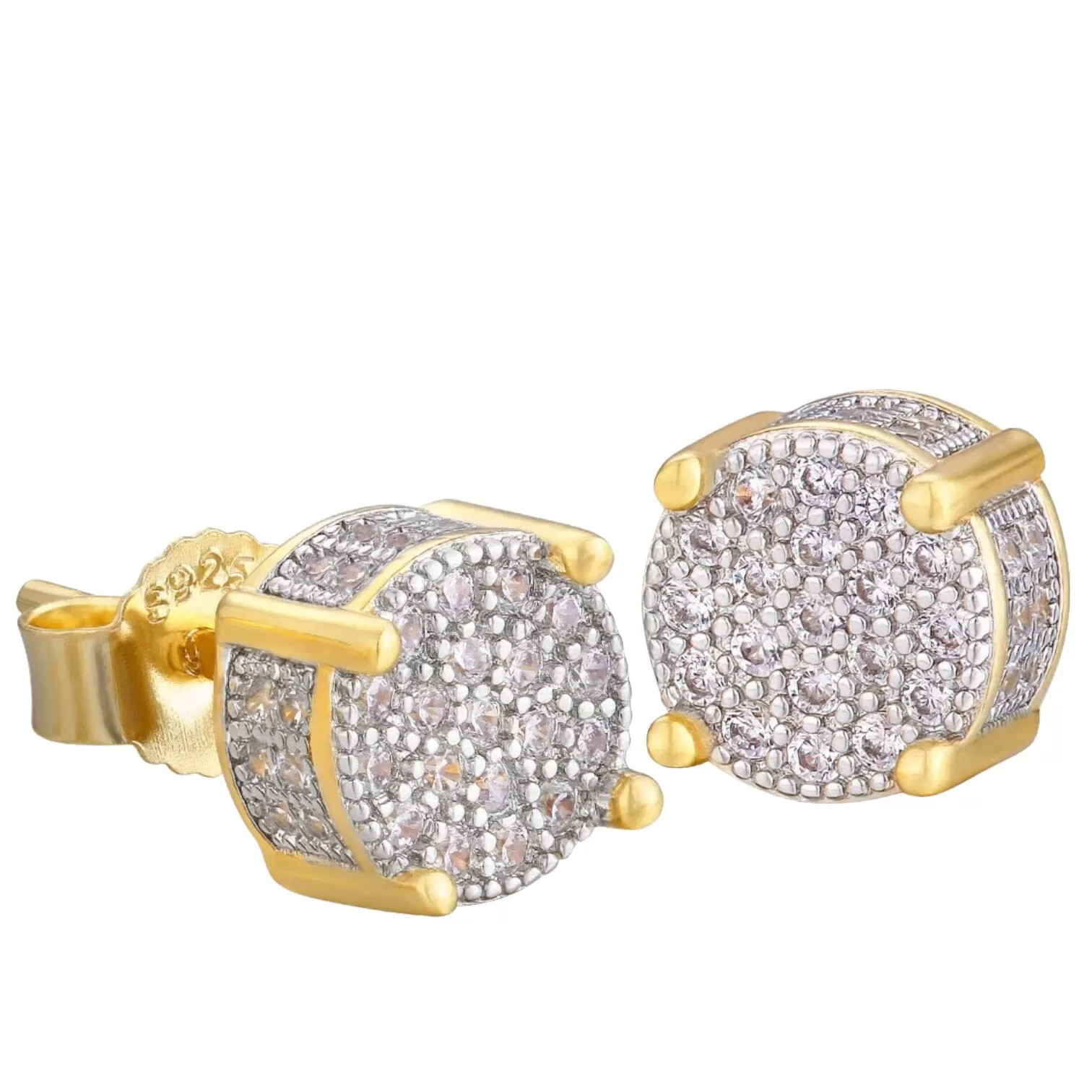 Palazzo Stud Diamond Unisex Earrings