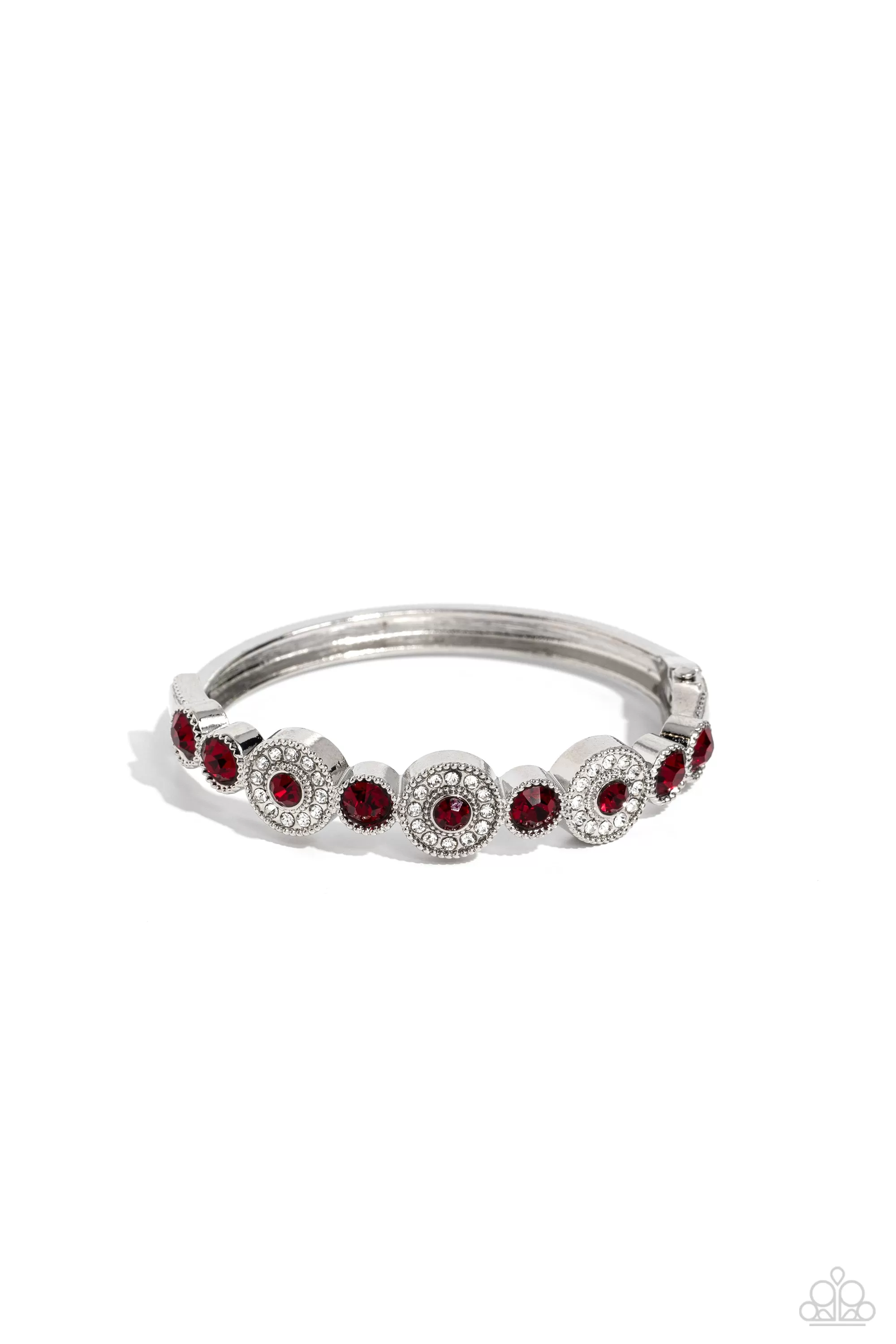 Paparazzi Crowns Only Club Red Bracelet