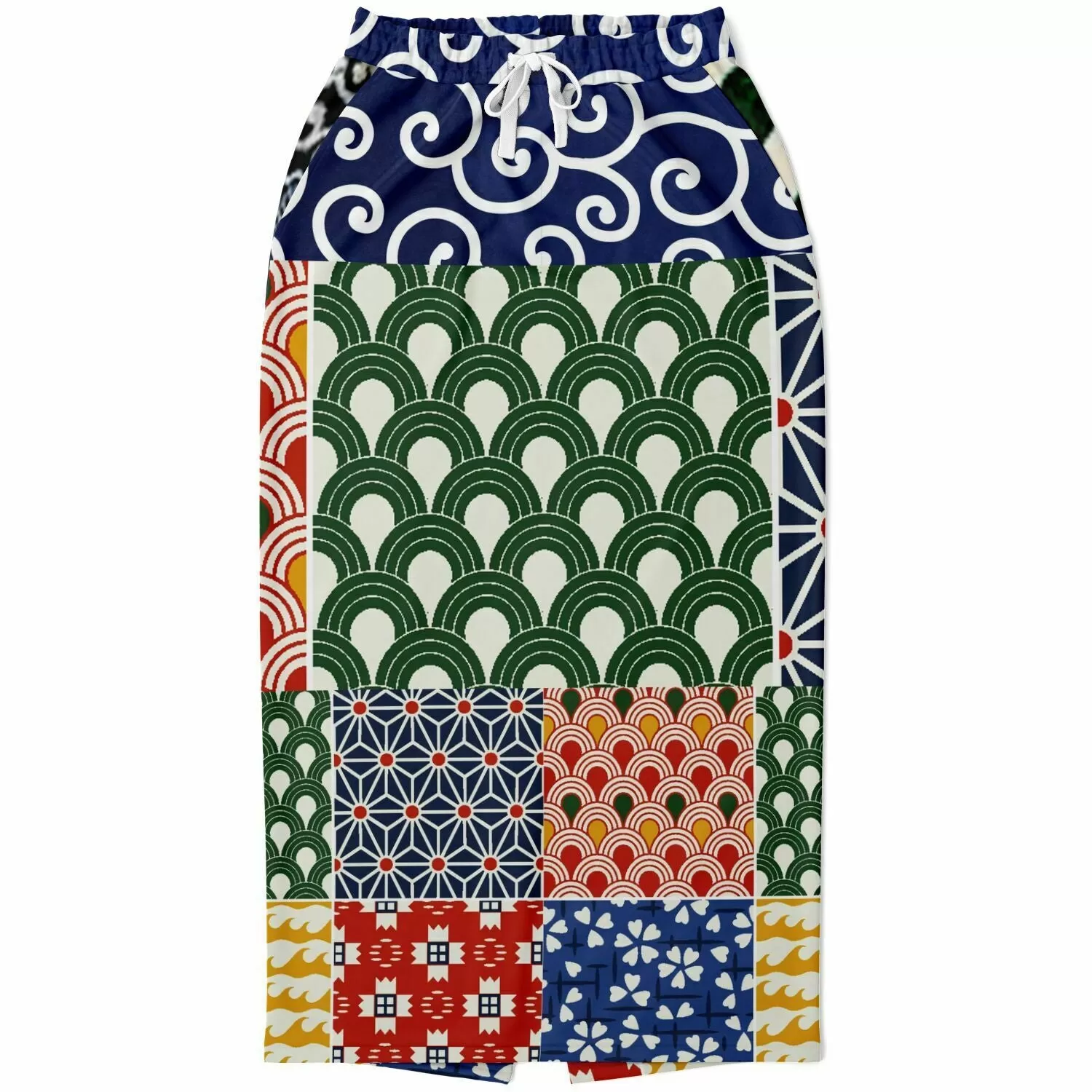 Picadilly Square Eco-Poly Long Pocket Skirt