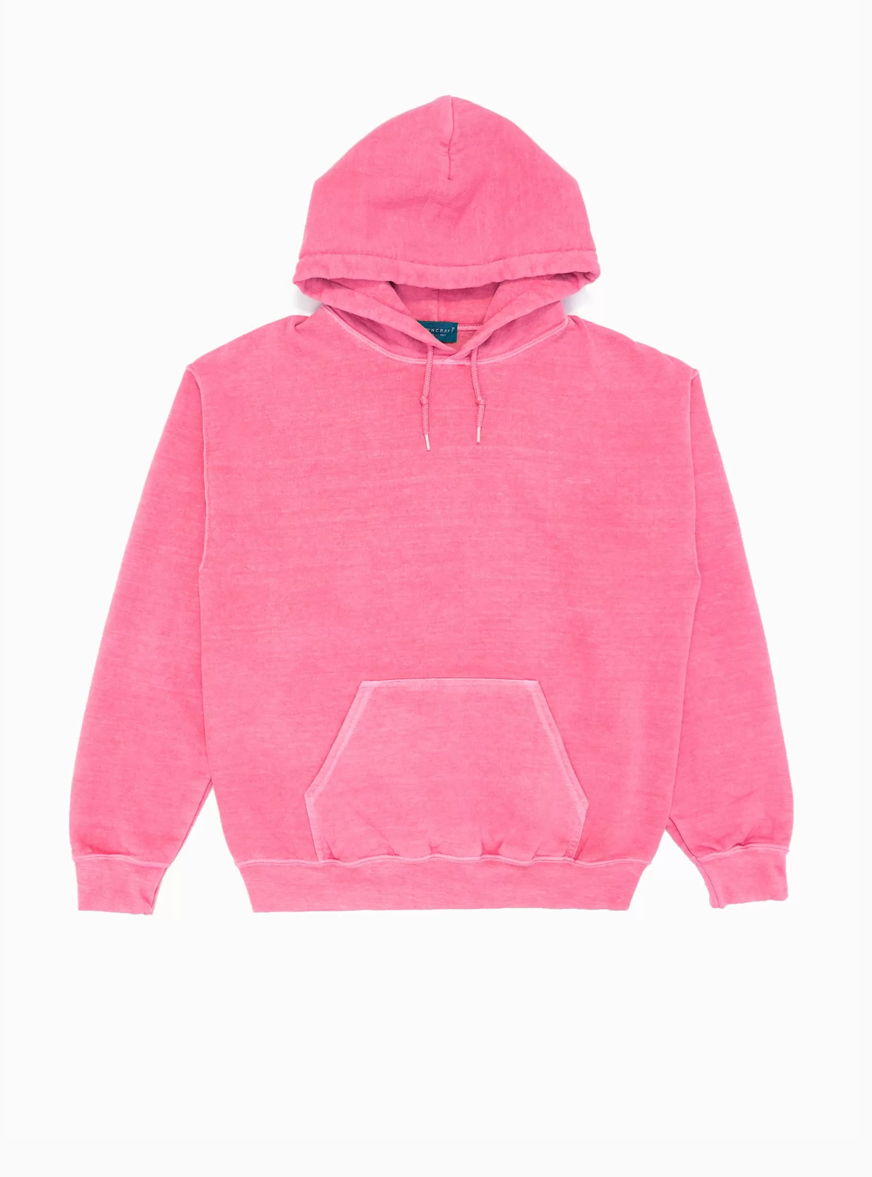 Pigment Dyed Hoodie Pink