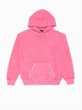 Pigment Dyed Hoodie Pink