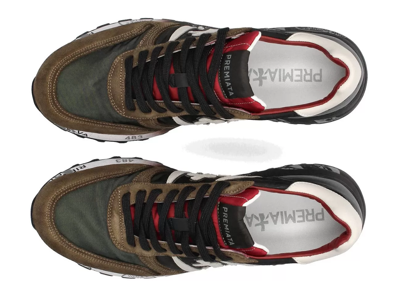 Premiata uomo Lander verde militare