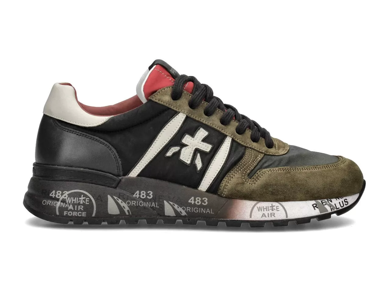 Premiata uomo Lander verde militare