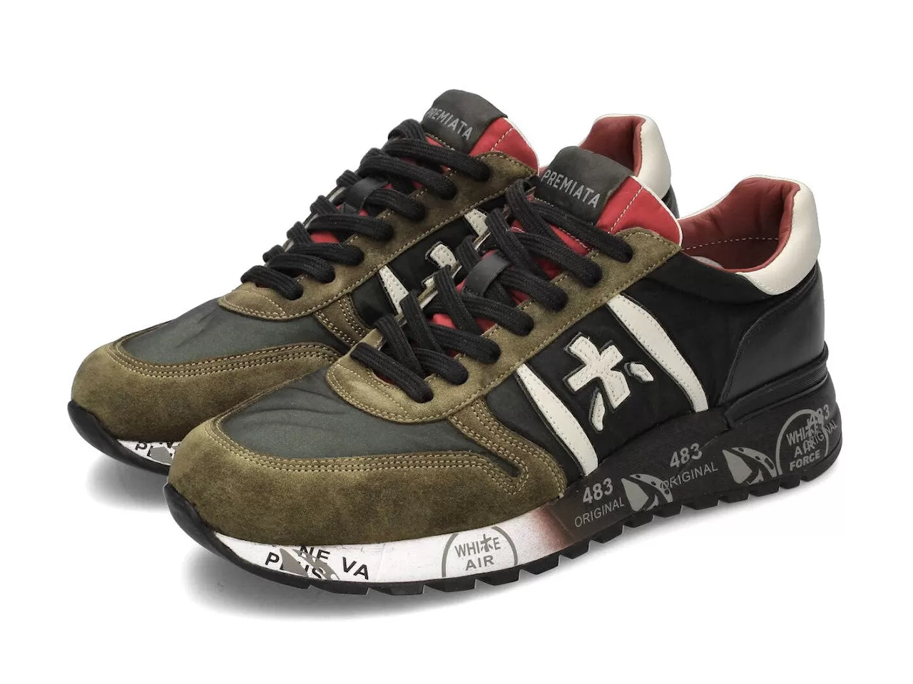 Premiata uomo Lander verde militare