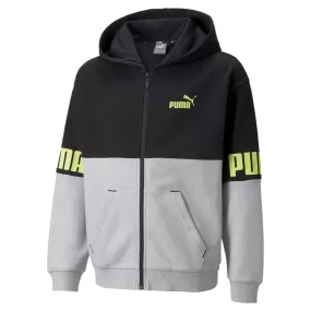 Puma Power Full Zip Sweatshirt 847306 19 harbor mist-black