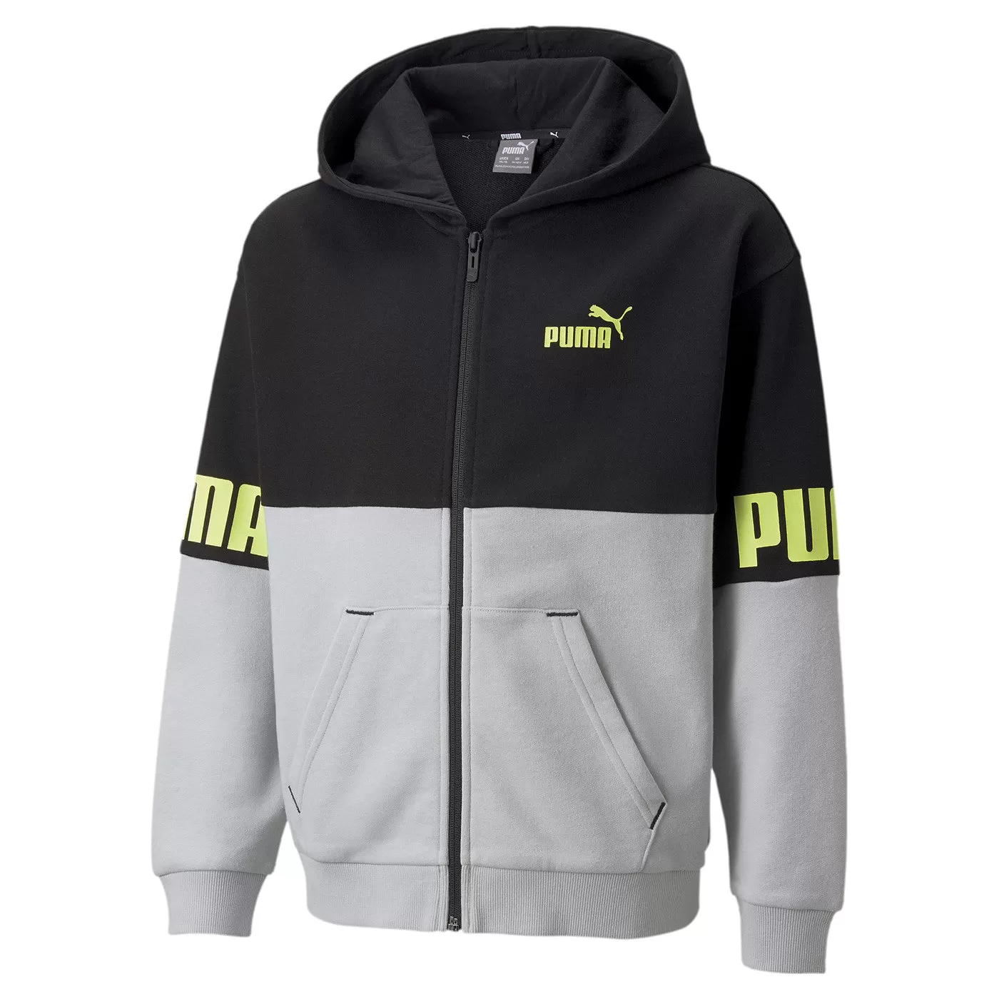 Puma Power Full Zip Sweatshirt 847306 19 harbor mist-black