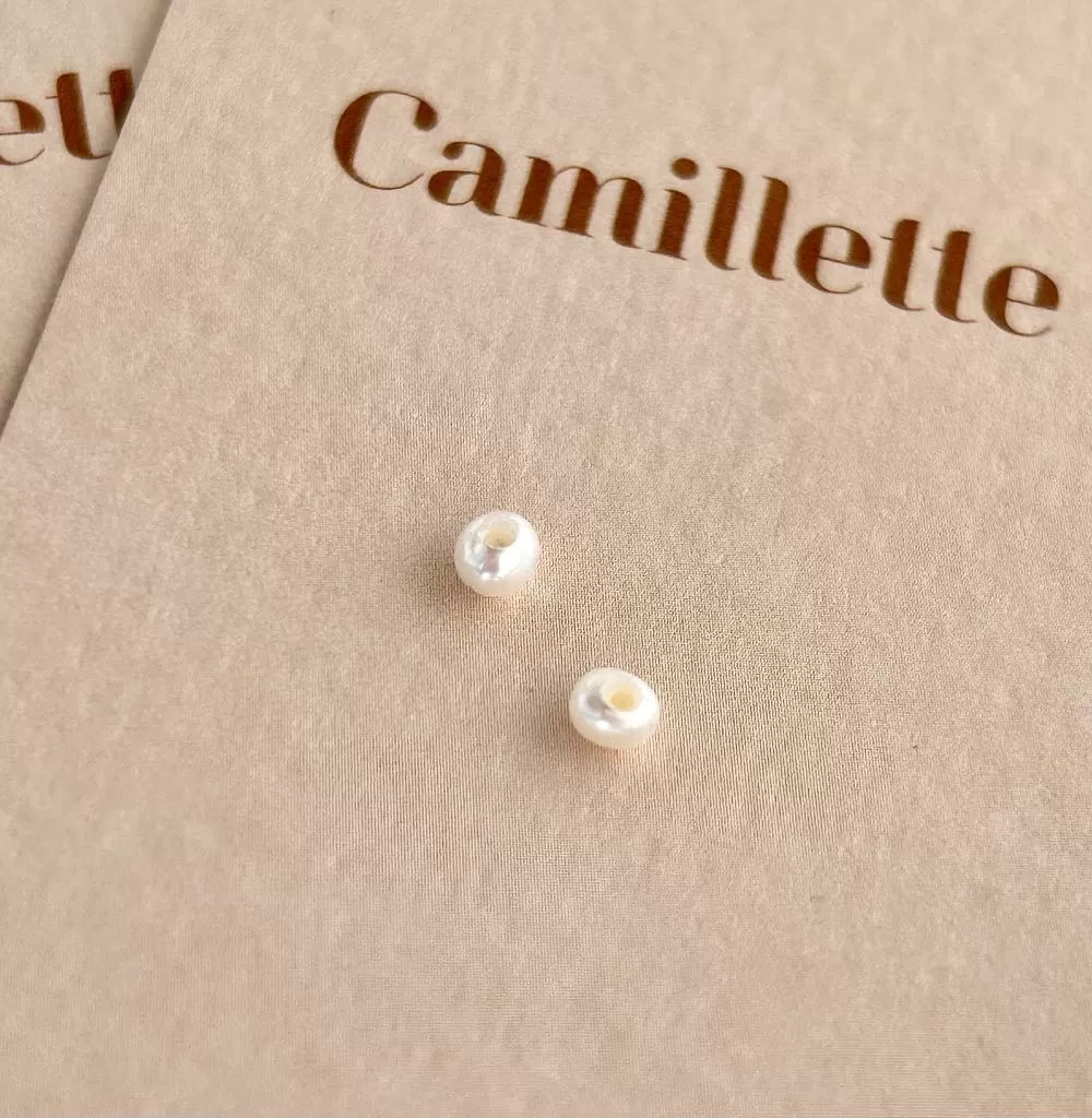 Replacement Freshwater Pearl for Sleeper Earrings Sizes 12mm, 15mm and 20mm