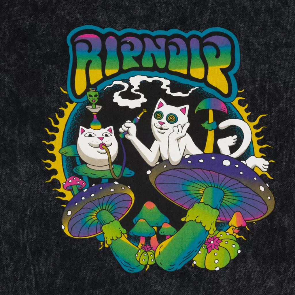 RIPNDIP PSYCHEDELIC GARDEN HOODIE-BLACK