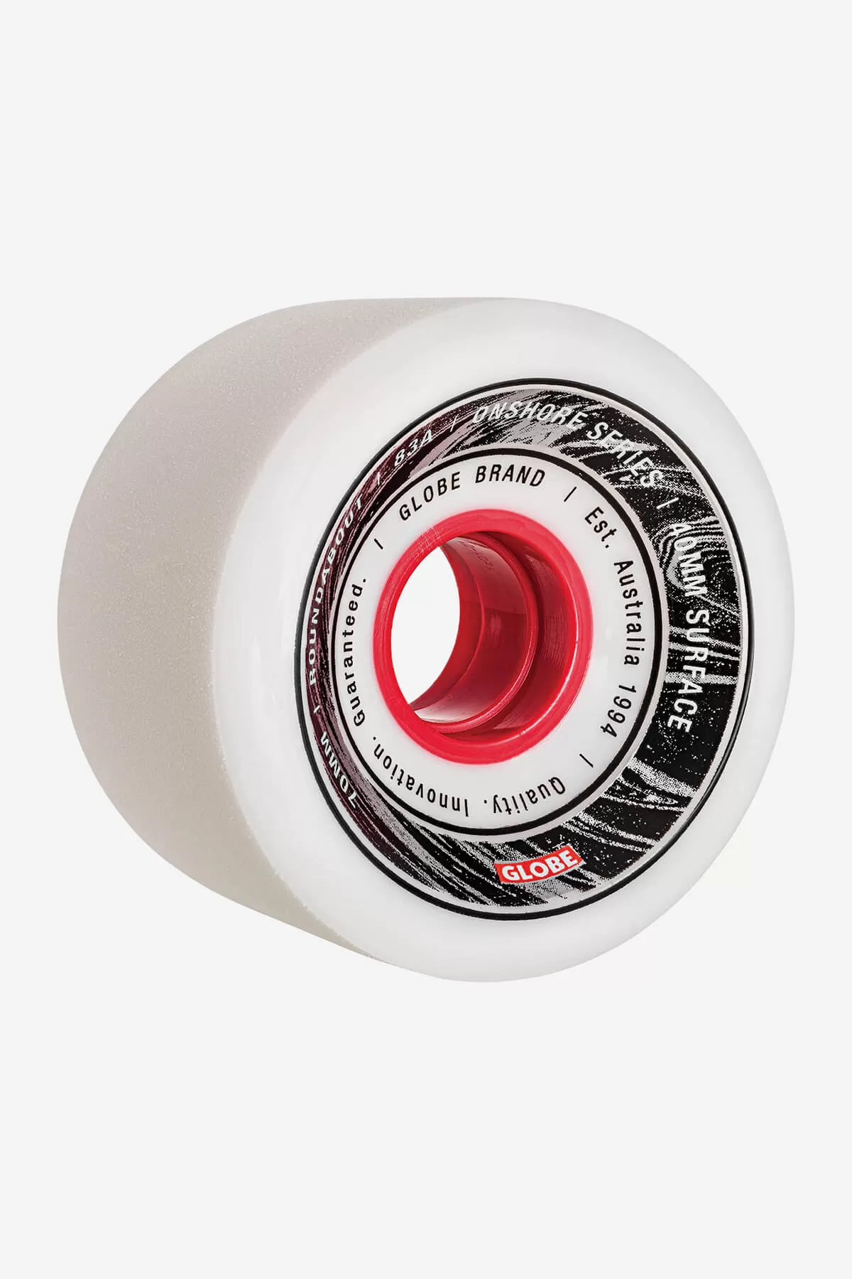 Roundabout Onshore Wheel 70mm - White/Red