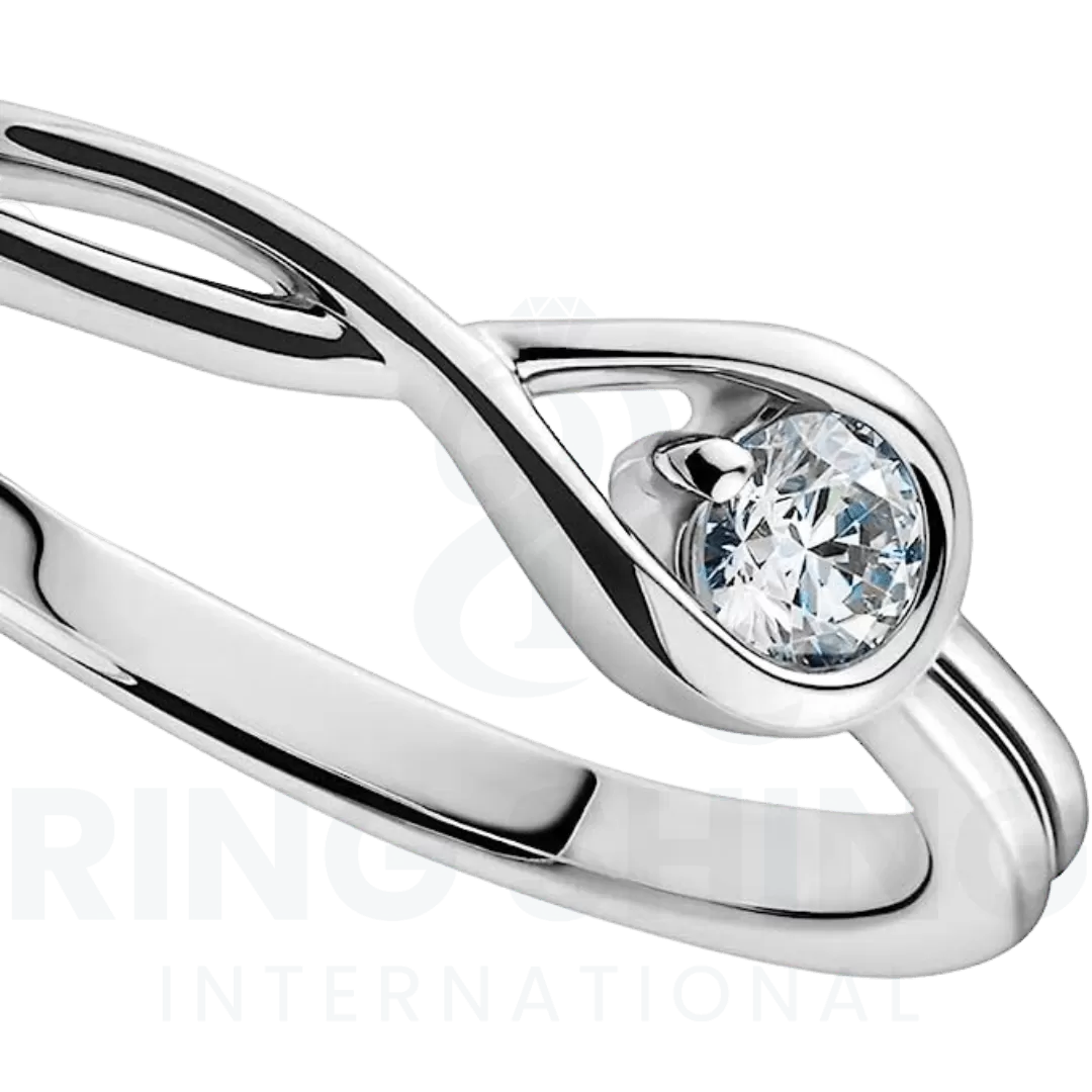 RSR-171 Ring and Pendant Set Original Moissanite Diamond Ring