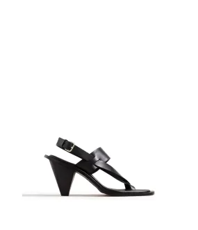 RYDER HEELED SANDAL- BLACK