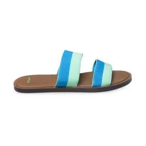 Sanuk Yoga Gora Gora Opal / Indigo Bunting Sandals - Women's