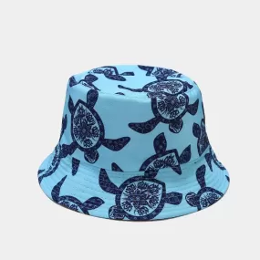 Sea Animal Print Double-sided Fisherman Cap