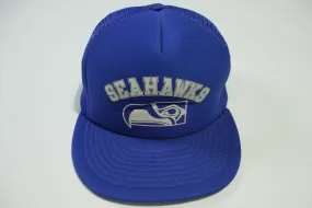 Seattle Seahawks Vintage 80's Mesh Adjustable Snapback Hat