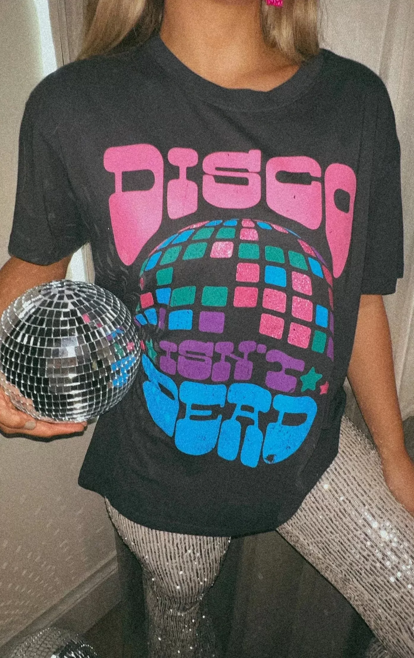 Show Me Your Mumu Travis Tee Disco Graphic