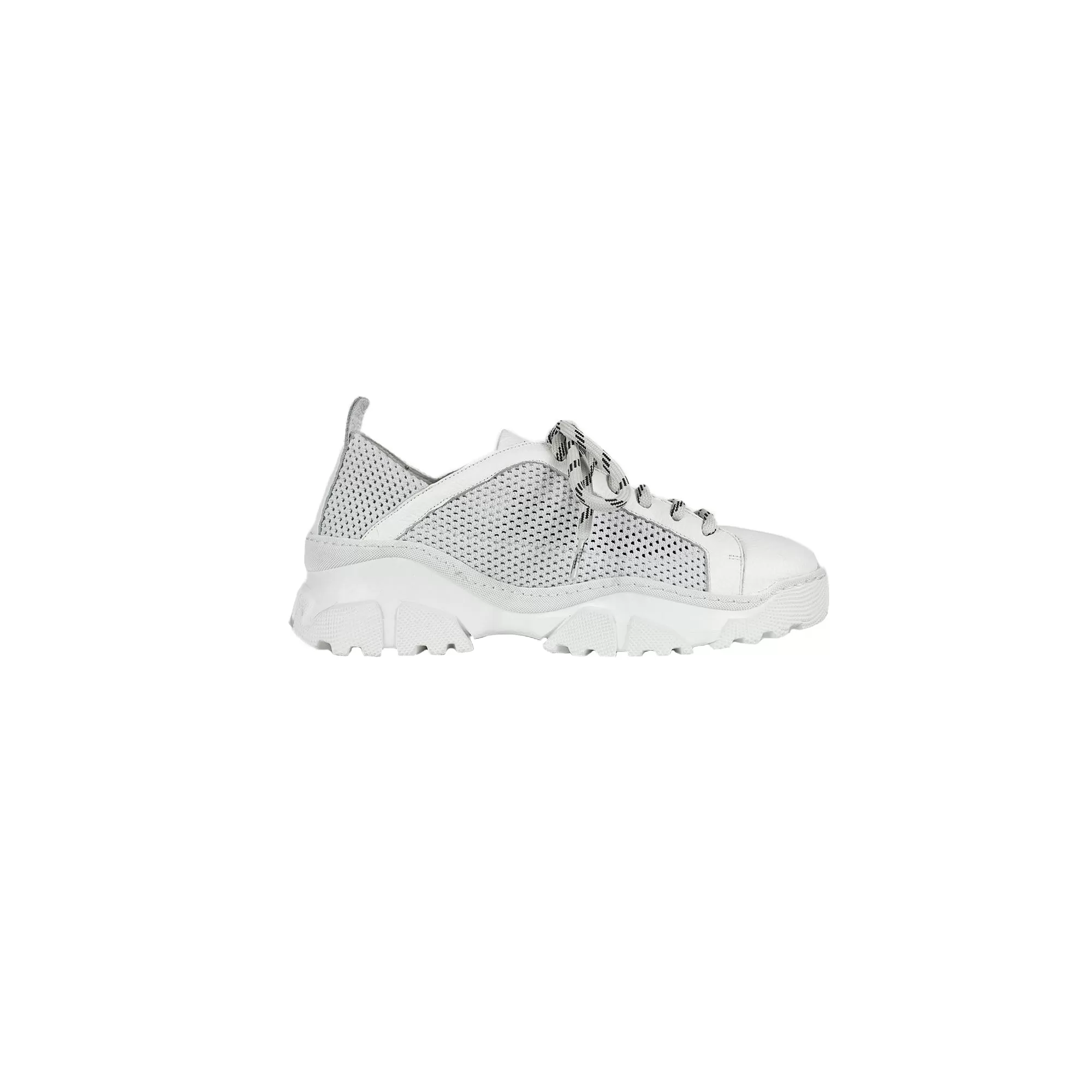 Sneaker Rete Stretch Chalk White