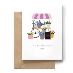 SPAGHETTI & MEATBALLS | Flower Cart Mother's Day Card