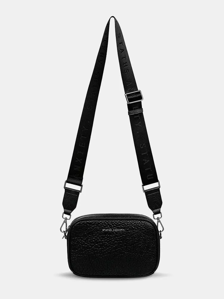 Status Anxiety Plunder With Webbed Strap Bag - Black Bubble