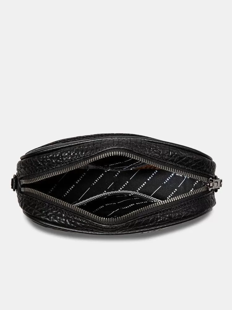 Status Anxiety Plunder With Webbed Strap Bag - Black Bubble