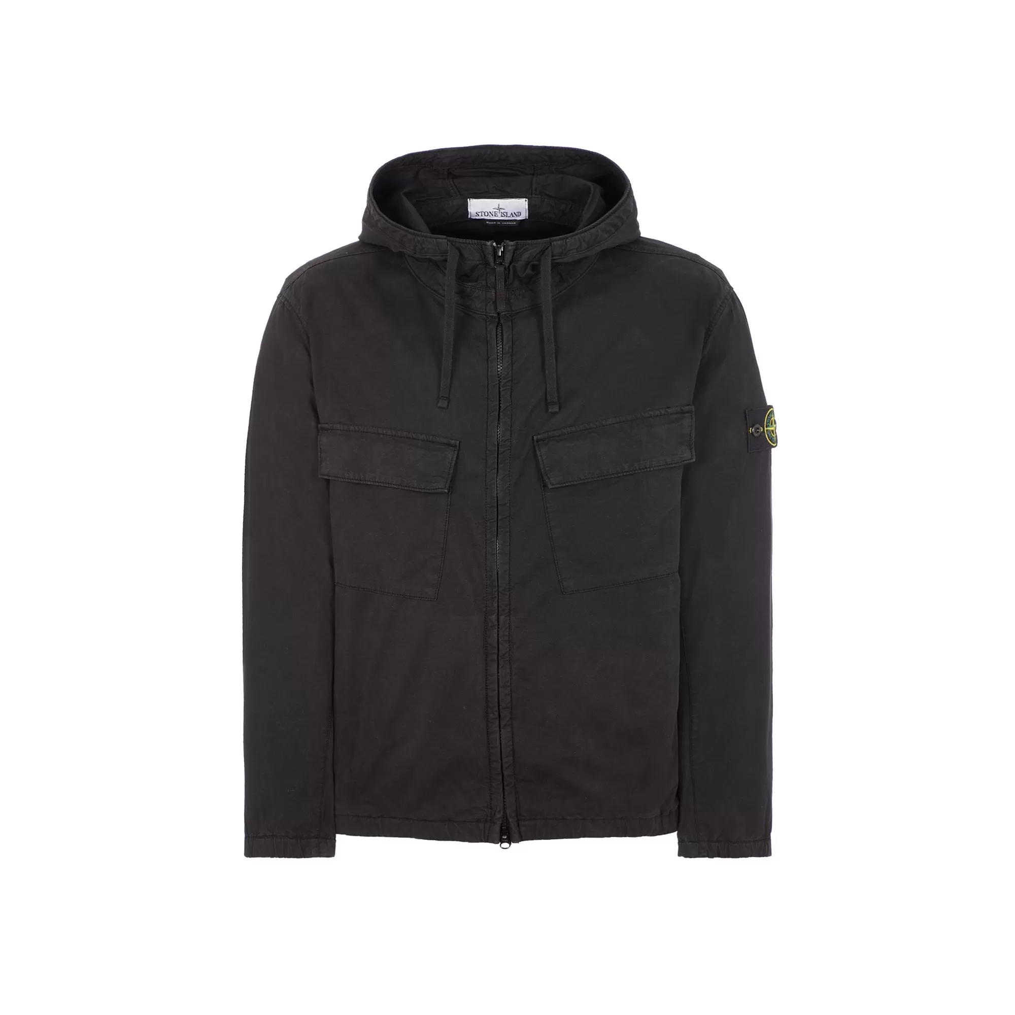 Stone Island Mens Supima Cotton Twill Stretch- TC Hooded Blouson