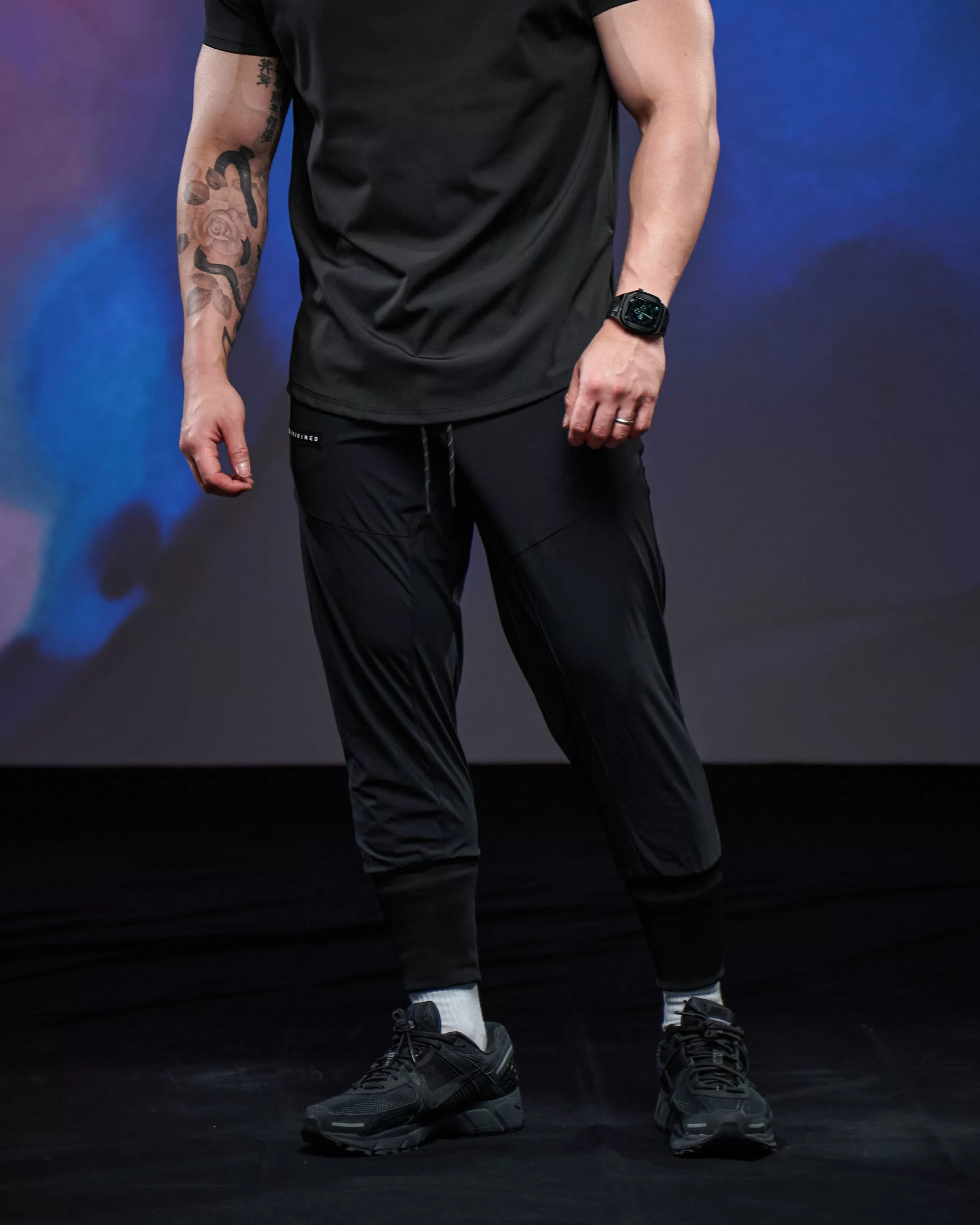 Stretch Long Rib Joggers