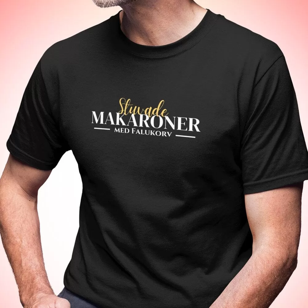 Stuvade makaroner med falukorv - T-shirt