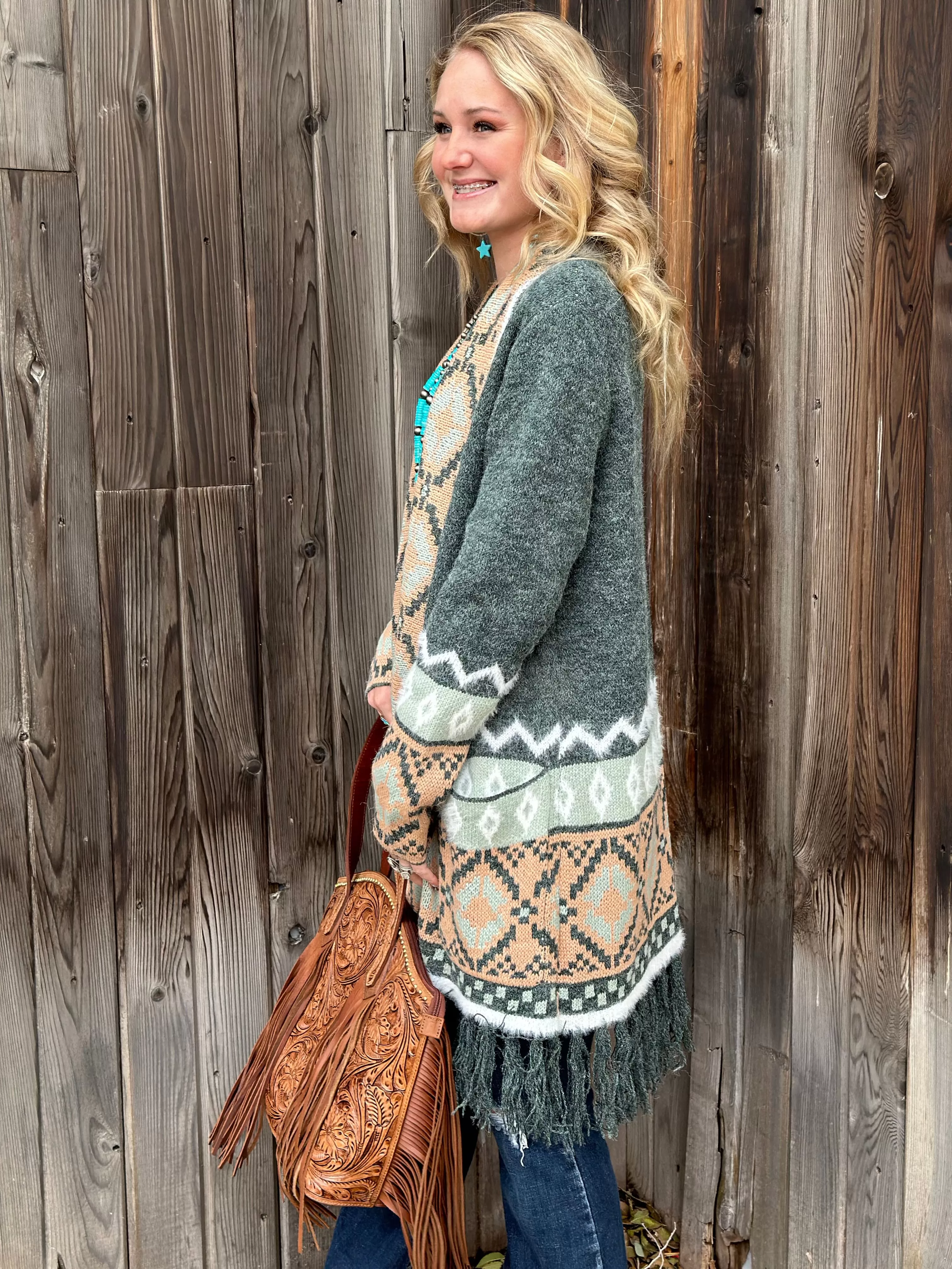 The Bozeman Winter Tribal Cardigan