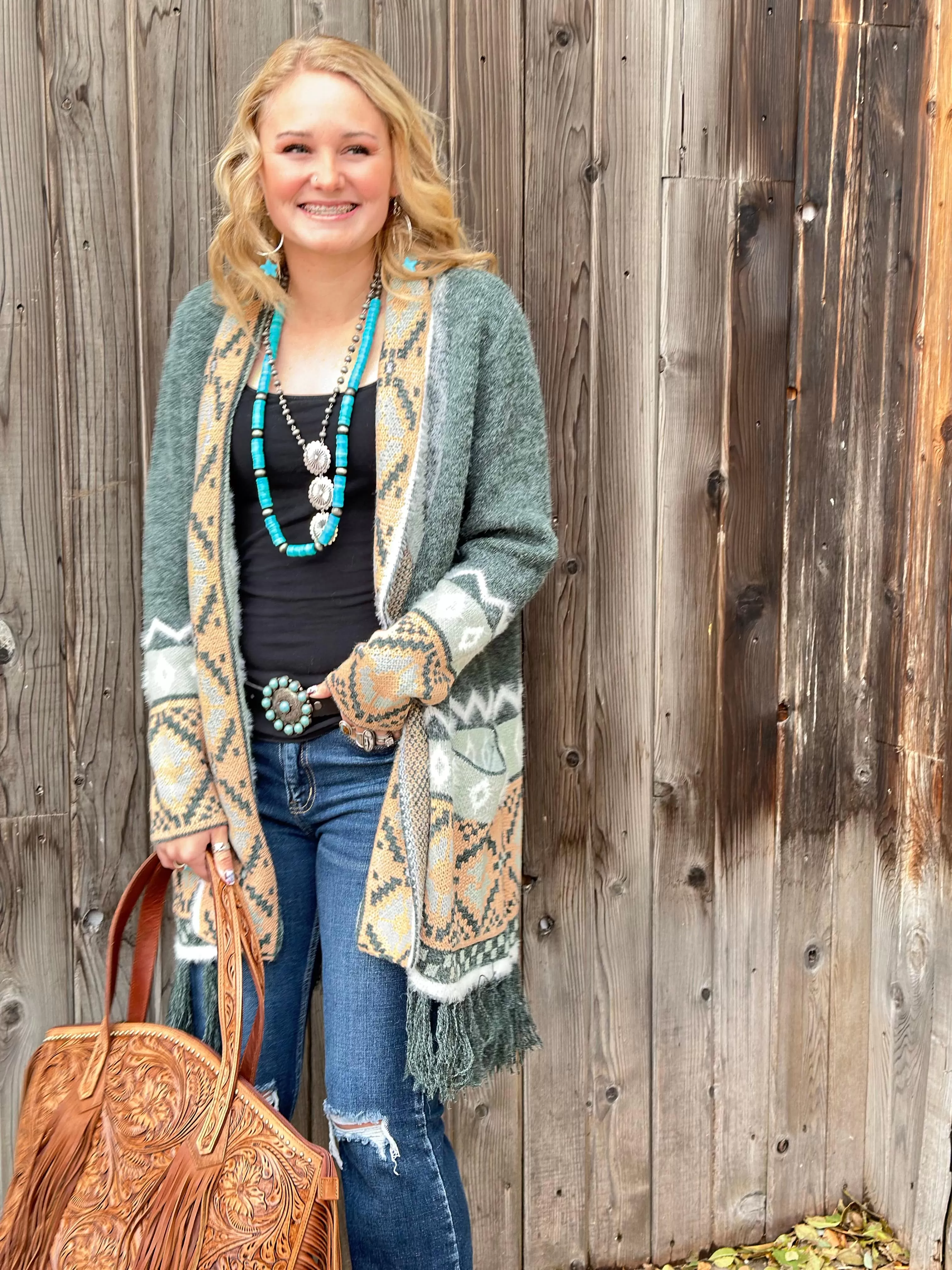 The Bozeman Winter Tribal Cardigan