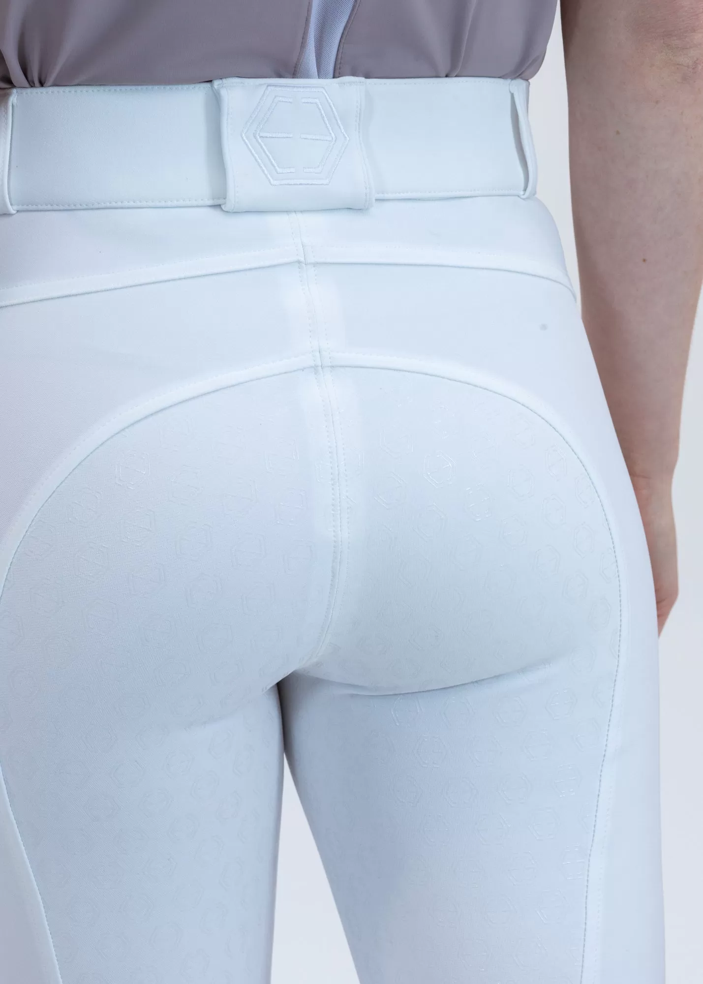 The Finley Full-Seat Breech in Classic White