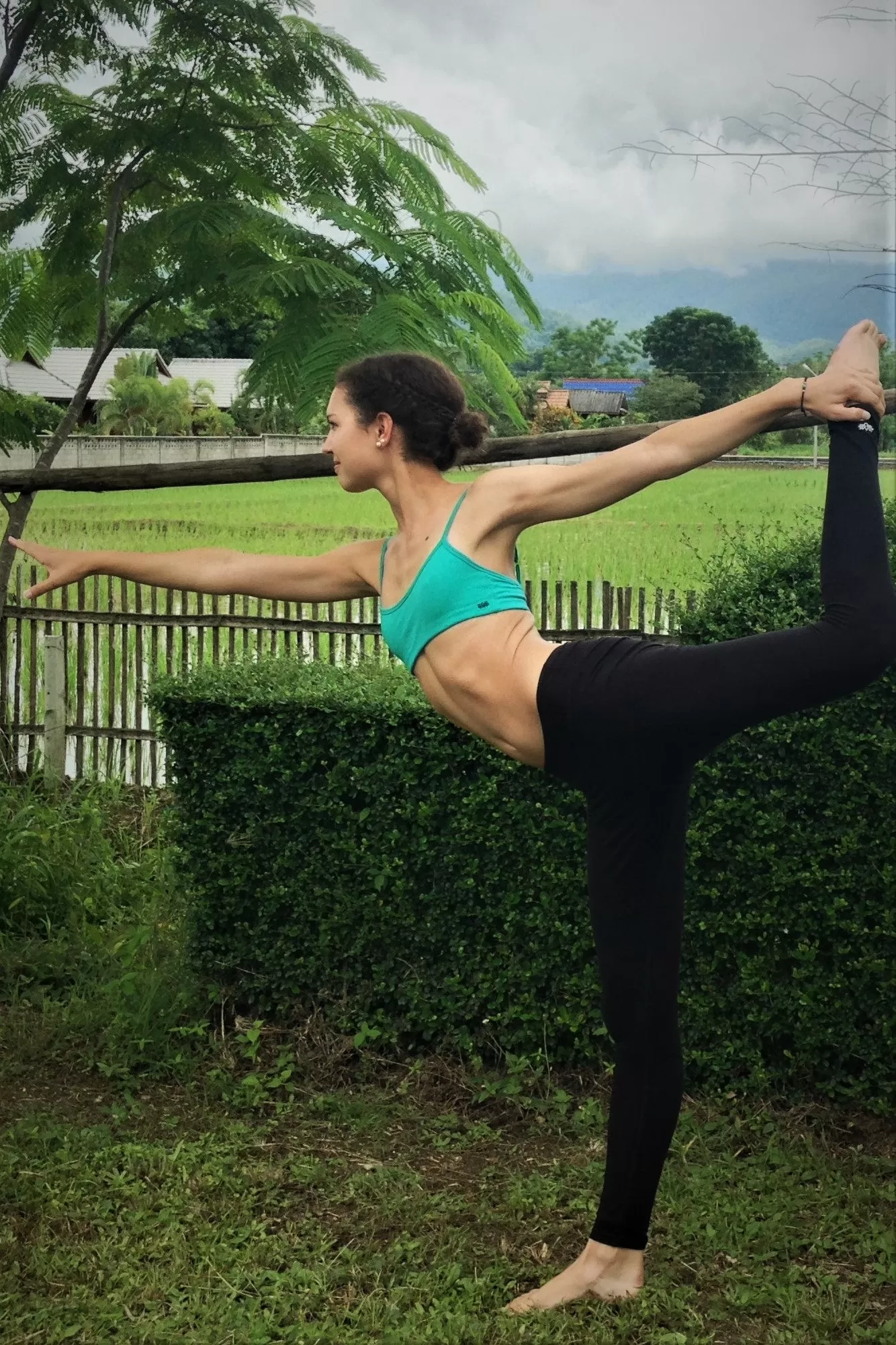 Turquoise Zen Sports Bra