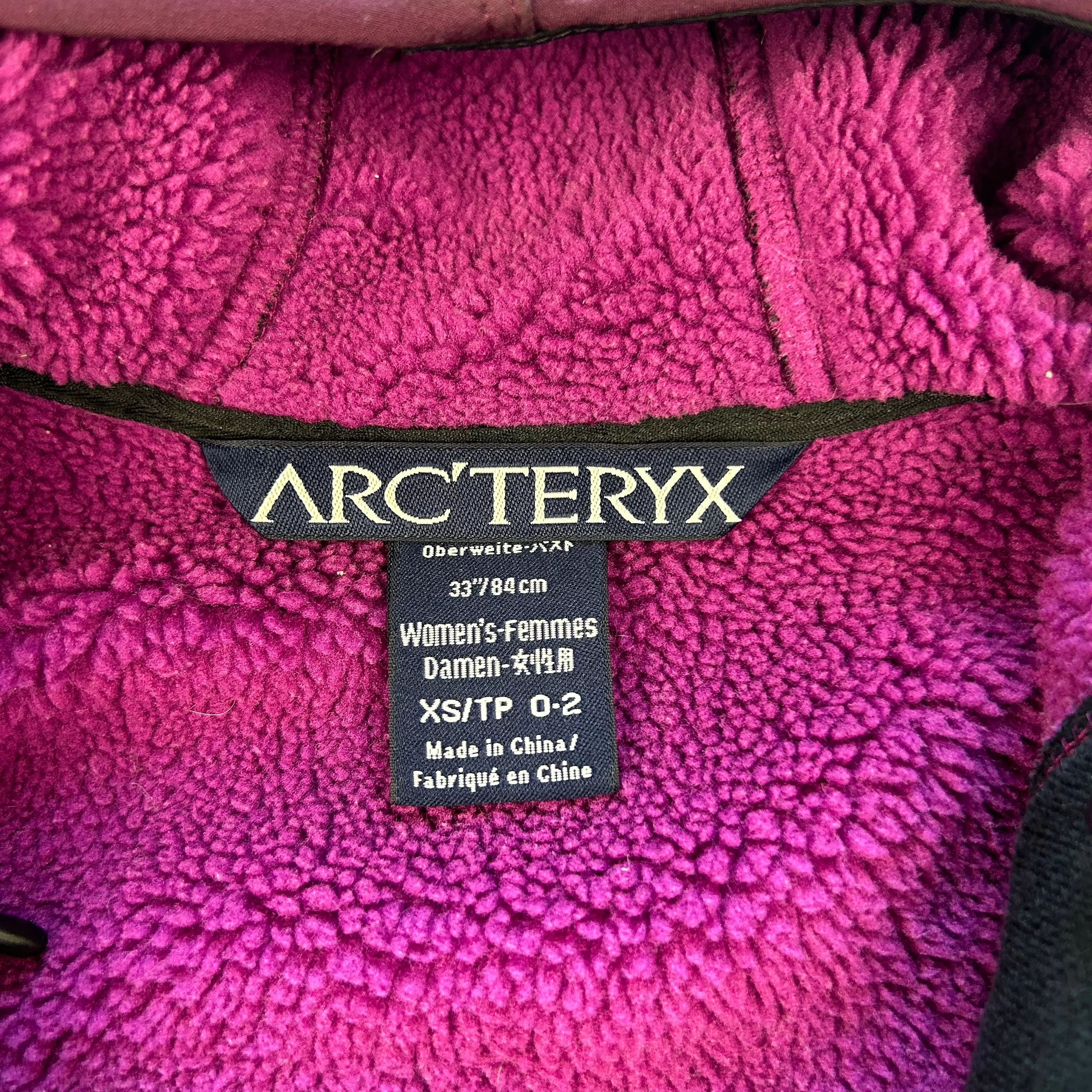 Vintage Arcteryx Fleece Lined Jacket Woman's Size XS