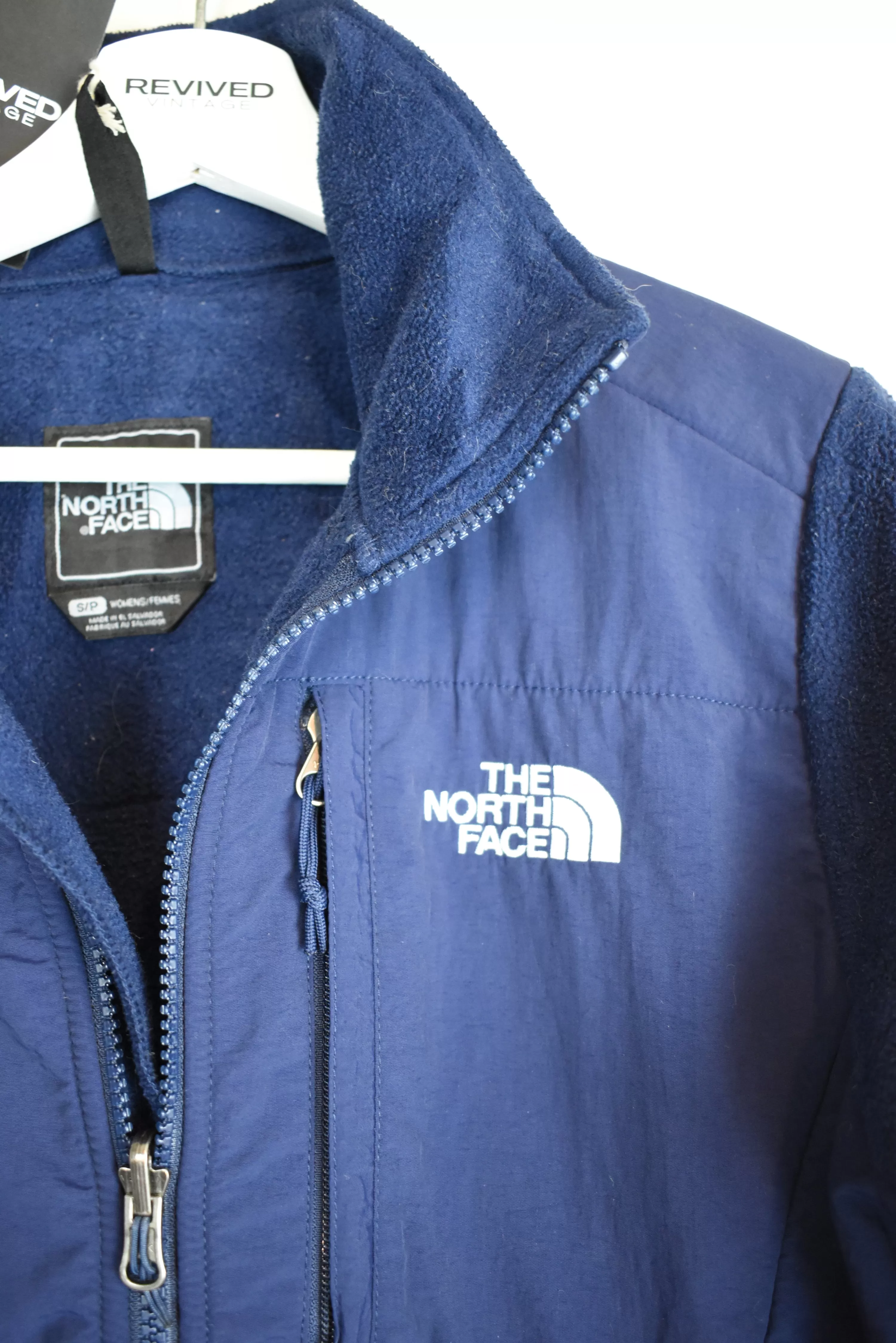 Vintage North Face Denali Blue Fleece Small