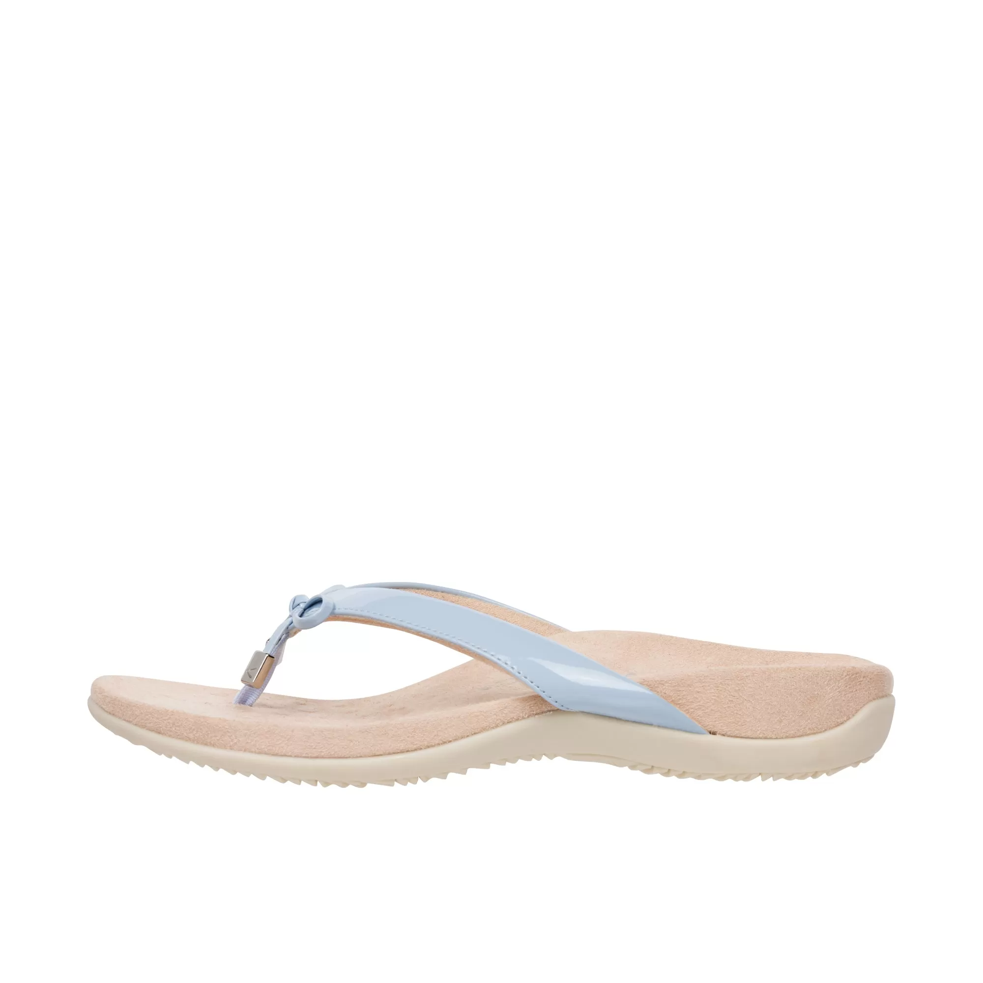 Vionic Womens Bella Toe Post Sandal Skyway Blue