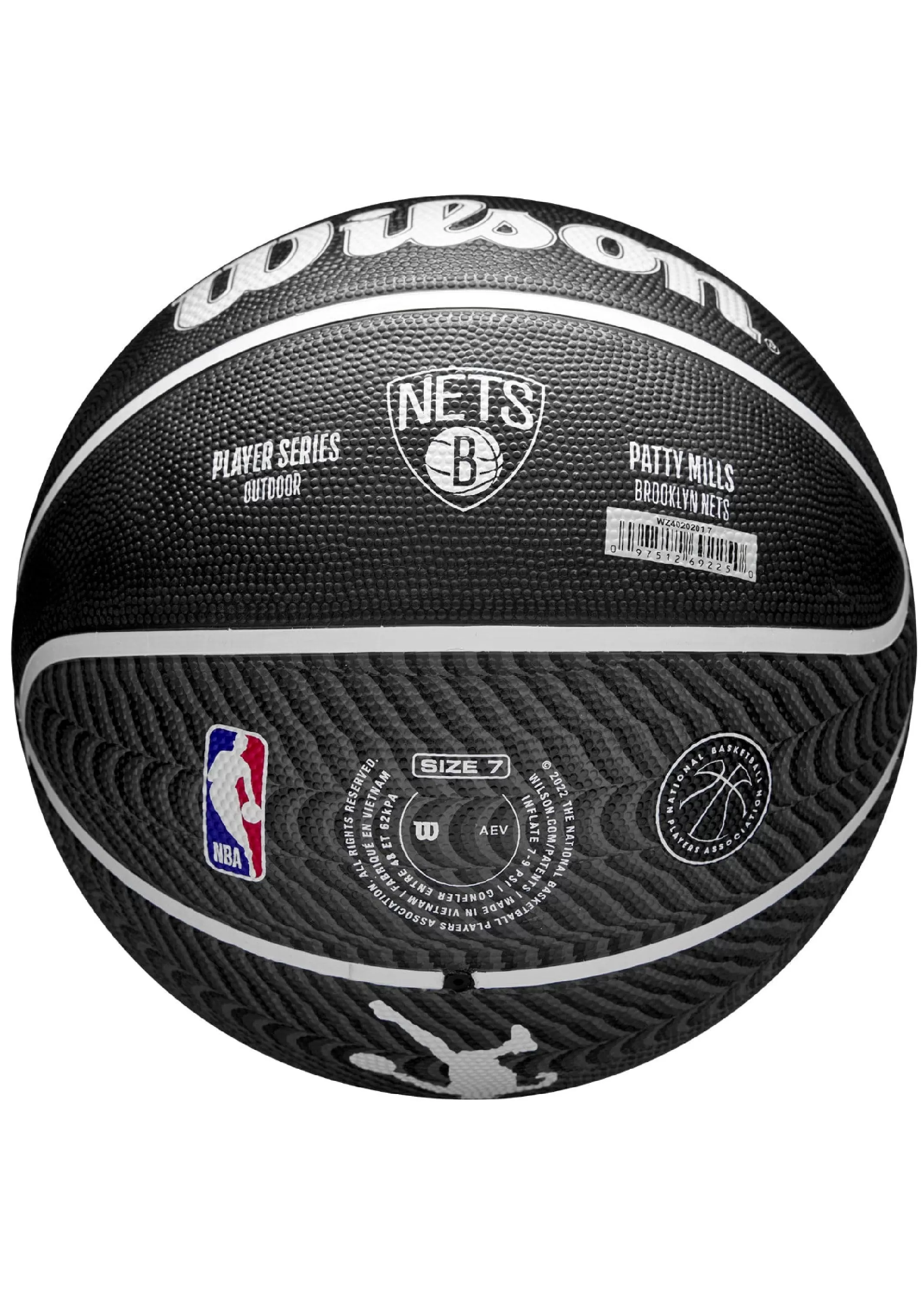 Wilson NBA Icon Patty Mills Size 7 Basketball <BR> WZ4020201