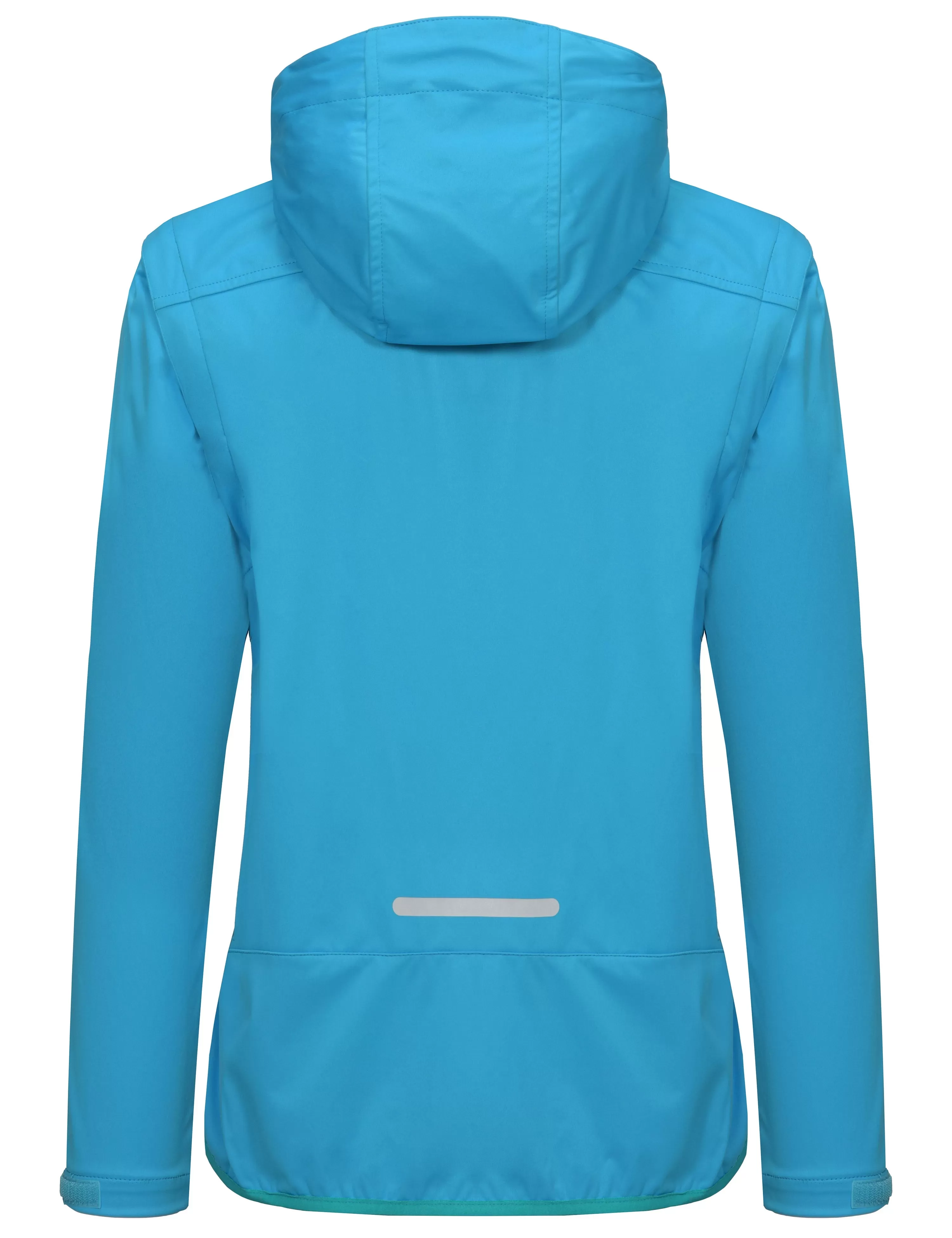 Women's Lightweight Softshell Hiking Jacket with Detachable Sleeves and Hood